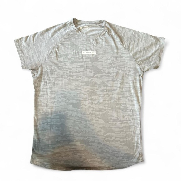 Alphalete‎ Gray Short Sleeve Tee Casual Comfort - Picture 1 of 3
